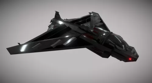 Futuristic Cobra Spaceship 3d model