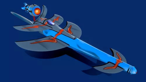 Romulan Futuristic Spaceship 3d model