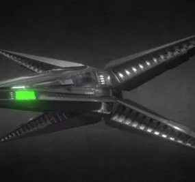 Lorean Star Spaceship 3d model