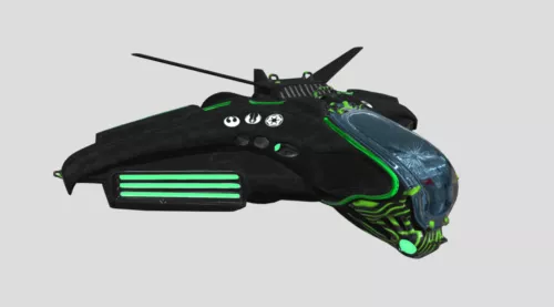 Scifi Apollo Spaceship 3d model