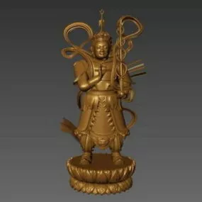Heavenly King Statue 3d model