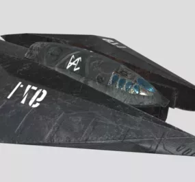 Stealthy Spaceship 3d model