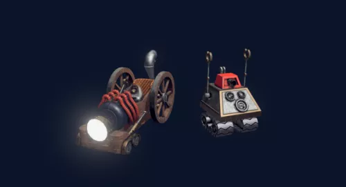 Futuristic Fighter Robot 3d model