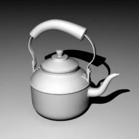 Old Stovetop Kettle 3d model