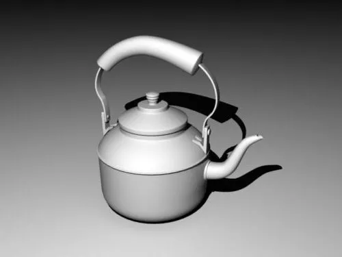 Red Kettle 3d model