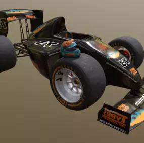 Fashion F1 Racing Car 3d model