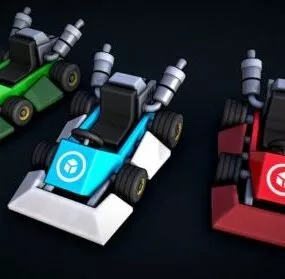 Kart Car Collectrion 3d model