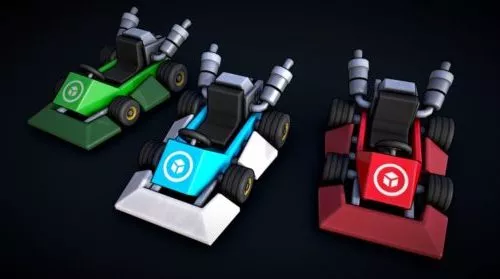 Kart Car Collectrion 3d model Kart Car Collectrion 3d model