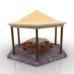 Summer Pavilion 3d model