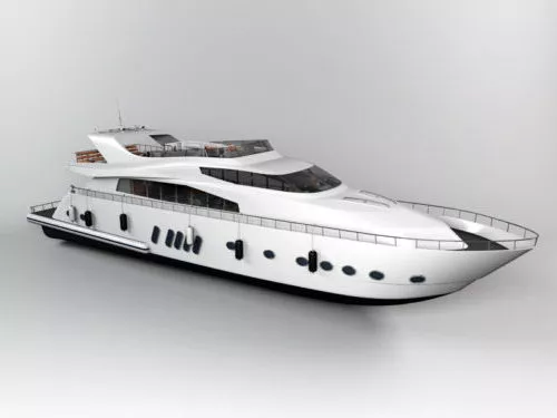 Super Yacht 3d model