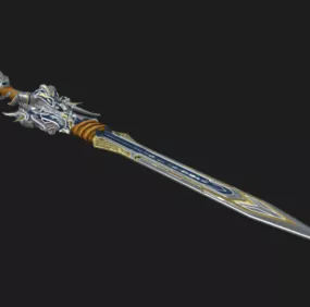 Sci-fi King Sword 3d model