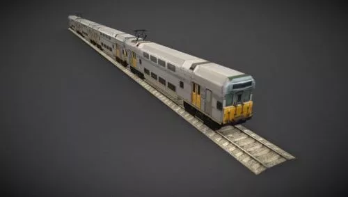 Speed Train Vehicle 3d model