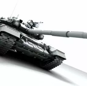 Soviet T-90 Tank 3d model