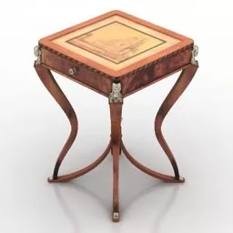 Living Room Table Armando Wooden 3d model