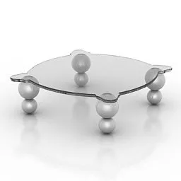 Glass Table Creazioni 3d model