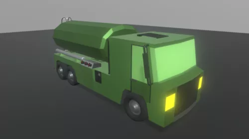 Backhoe Loader Truck Toy 3d model