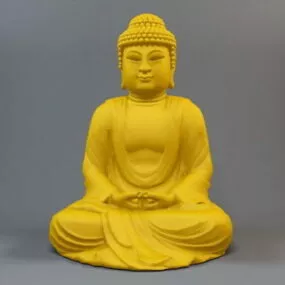 Asian Tathagata Sakyamuni Buddha 3d model