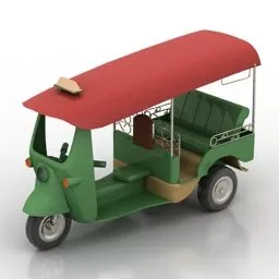 Thailand Tuk Tuk Taxi 3d model