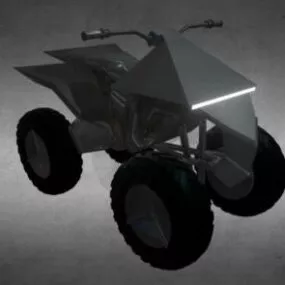 Tesla Cyberquad Design 3d model