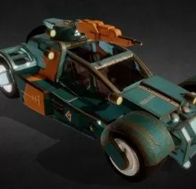 Vintage Car Textures 3d model