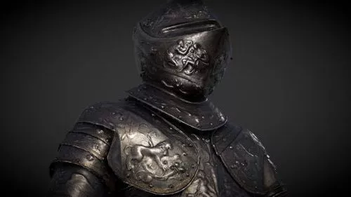 Witch Mediaeval Character 3d model