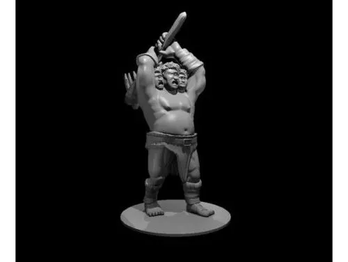 Three Headed Cyclops Character 3d model Three Headed Cyclops Character 3d model