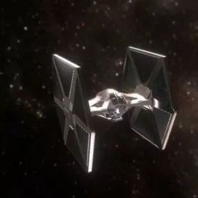 Tie Fighter Star Station 3d model