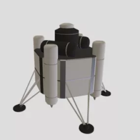 Spacecraft Titan Lander 3d model