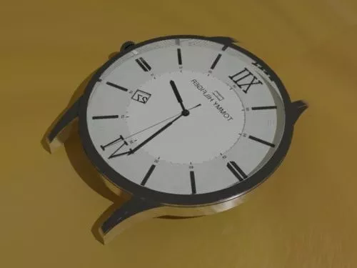 Black Casio G Shock Watch 3d model