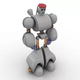 Futuristic Robot Dog 3d model