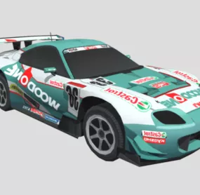Toyota Racing Car 3d model
