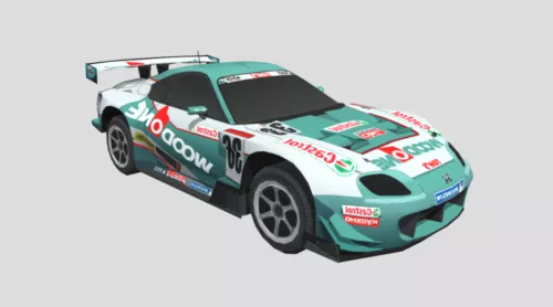 Toyota Racing Car 3d model Toyota Racing Car 3d model