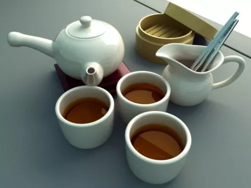 Vintage Teapot 3d model