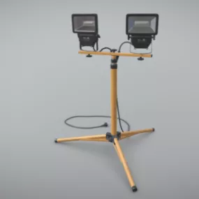 Studio Lighting Tripod 3d model