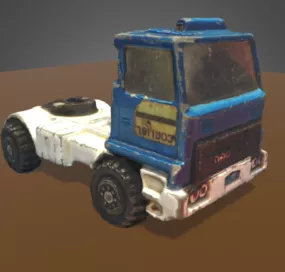 Old Truck Head 3d model