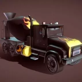 Sci-fi Gaming Truck 3d model