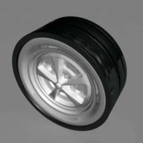 Truck Wheel Tire 3d model