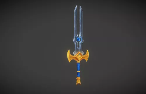 Cross Sword Medieval 3d model