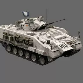 Un Military Tank 3d model