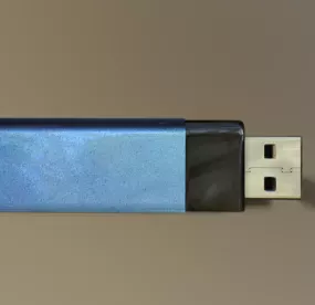 Realistic Usb Stick 3d model