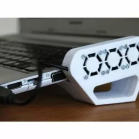 Universal Laptop Cooler Stand Printable 3d model
