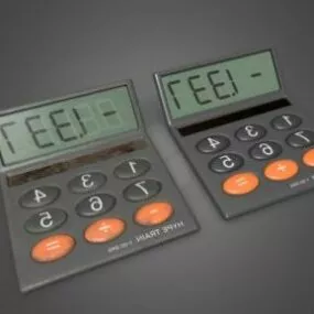 Office Calculator 3d model