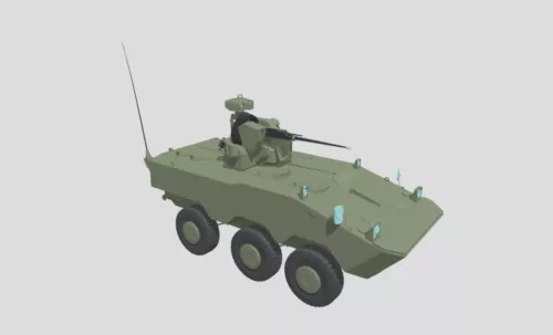 Czech Military Tank Ltvz38 3d model