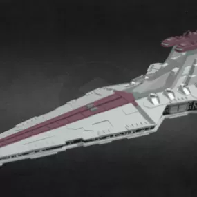 Venator Class Star Spaceship 3d model
