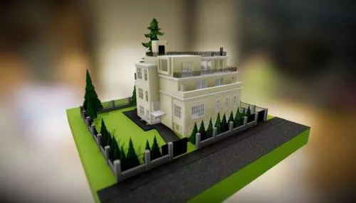 Ancient China House 3d model