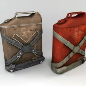 Vintage Oil Jerrycan 3d model