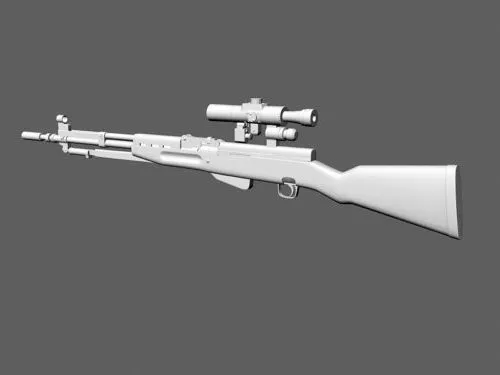 Army M60 Machine Gun 3d model