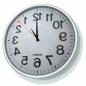 Bauhaus Style Wall Clock 3d model