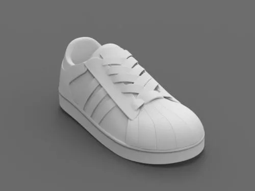 White Sneakers V1 3d model