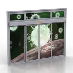 Window with Picture 3d model Window with Picture 3d model